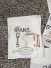 Vintage Embroidered Cotton Flour Sack Kitchen Towels Set 7