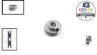 V-groove Drive Pulley 2 In 5 8 In Bore 4l a Belt 34   Die Cast Zinc Alloy