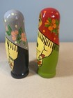 Hotel Baltschug Kempinski Moscow Wood Matryoshka Nesting Dolls Vodka Holders Set