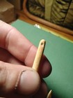 Authentic Large Inuit Bone Fishing Hook Alaska 2 1 2 