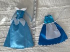 Disney Princess Cinderella Sleeping Beauty Good Fairy Blue Dress Set For Doll