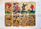 Old Look Miniature Painting The Stuttgart Playing Cards Leaf