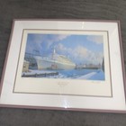 Ss Rotterdam Limited Edition Signed     Print By Stephen J Card 25    X 31   