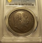 Great Britain  1902 Edward Vii Crown  Pcgs Au 55  256 000 Mintage 