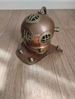 Vintage Copper Brass Deep Sea Diving Helmet 8    Miniature Nautical Maritime Decor