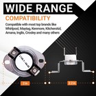 For Whirlpool Kenmore Replaces 3391913 279973 Dryer Thermal Cut-off Fuse Kit Usa