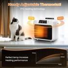 Upgrade 600w Large Dog House Heater W Thermostat  Adjustable Temp   Timer Hea   