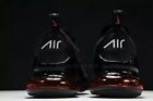 L  Nike Air Max 270 Black Red Hook New Air Cushioned Shoes