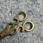 Vintage Brass Candle Wick Trimmer Scissors Snuffer Antique Style Gold 6 75   