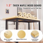 Table Top Solid Wood Desk Top 47 2  X 29 5  X 1 5  Rectangular Maple Wood