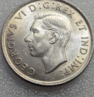 1937 Silver Dollar Canada Mint State King George Vi   306
