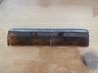 Vintage Sterling Silver And Tortoise Comb   Monogrammed International Sterling