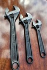 Vintage Proto Professional   Proto Adjustable Wrench Lot Of  3  6  8  10  Usa