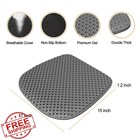 Eveme Gel Seat Cushion 17 x15  Gray