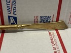 Vintage Heavy Solid Brass Sword Letter Opener Desk Accessory 8 In