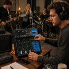 Gh4 4-channel Professional Audio Mixer  Compact Mixing Console