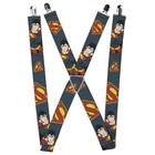 Dc Comics Suspenders  Superman Action Pose Scattered 1 0-inch Wide Regular