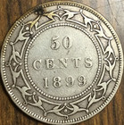1899 Newfoundland Silver 50 Cents