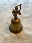Vintage Antique Silvestri Brass Bell Drummer