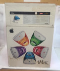 Vintage Apple Imac G3 333 Blueberry W  Original Box   Accessories No Hdd