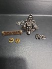 Motorcycle Rider Pins Sculk Lot  Of 3