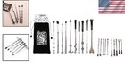 11pcs Harry Potter Series Wand Makeup Brush Set Vintage Metal Makeup Brush Eyesh