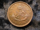 Large Token Coin Bank Of Upper Canada Penny 1852 Kmtn3 St  George   Dragon  570 