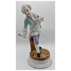 Two Matched Dresden Augustus Rex Figures  Signed