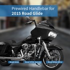 Road Glide 12  Prewired 1 5  Fat Ape Hanger Handlebar For Fltr 2015 Chrome
