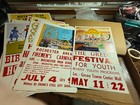 Lot Of 26 - Various Circus And Fair Posters - Thick Card Stock - Vintage