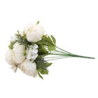 Silk Peony Bouquet Vintage Artificial Peonies Flower For Home Wedding Party D   