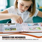 Leather 3 Ring Binder Fits 8 5 x11  Letter Size Paper  1 Inch Round Ring Binder