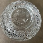 Vtg  Cut Glass Vanity Jar 4    Powder Jar