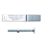 Brock Torque Converter Retainer Brackets Galvanized Steel With Hardware 50 box