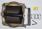 Vintage Amerock Carriage House Recessed Brass Toilet Paper Holder