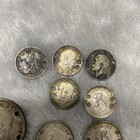 Great Britain Uk Silver 3  6 Pence shilling And Florin All Coins Have Four Holes