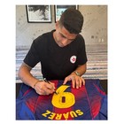 Luis Suarez Signed Barcelona 2025-26 Home Football Jersey  Standard Frame