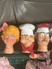My Punch And Judy Hand Puppets 1960s-70s Vintage Collectables Heads Parts Lot