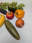 Artificial Fruit Veggie Mix Fake Fruit Realistic Lifelike Vegetable Vtg Decor