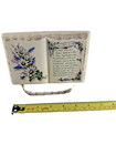 Vintage Royal Windsor The Lords Prayer Planter Book Of Remembrance Religious