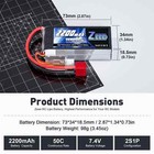 Battery T xt60 Plug Softcase Rc Car Truck Fpv Drone Helicopter Airplane Rc Parts