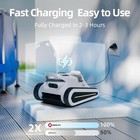 Seauto Seal Robotic Vacuum  Wall-climbing  Automatic Pool Cleaner - Gray Black