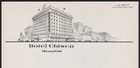 Vintage Letterhead Hotel Chisca Old Hotel Pic J W Scott Memphis Tennessee Nrmt 