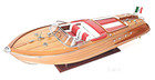 Large Riva Aquarama Speed Boat Wood Scale Model 35  Italian Mahogany Runabout