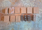 Vtg Original Letterpress Mixed Numbers Wood Type Printers Blocks 2  Set Of 14
