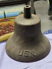U s n  United States Navy Old Vintage Brass  Bell