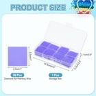 56pcs Diamond Art Painting Wax With Box Square Diy Wax Refills 25mm 1   Purple 