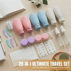 Dewsensi 20 Pack Travel Bottles Toiletry Containers Travel Size Kit