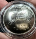 2014-p Baseball Hall Of Fame Uncirculated Commemorative Silver Dollar Ogp coa