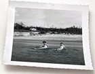 Lot Of 50 Vintage B w Photo Snapshots 40s 50s 60s Folks Kids Camping Cars Beach 